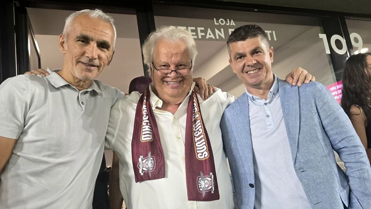 Apariție rară: Jean Valvis, alături de Robert Niță și Adrian Iencsi! Fostul investitor din Giulești,