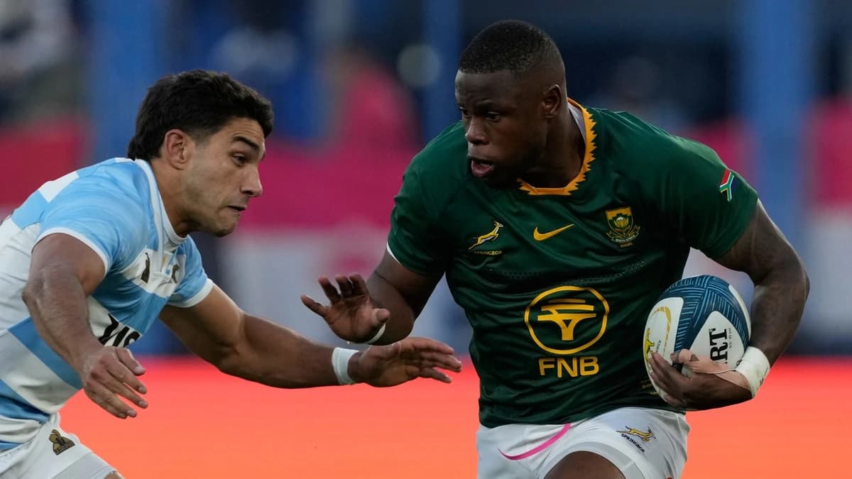 Argentina 10-17 South Africa: Springboks win Buenos Aires thriller but Siya Kolisi suffers injury ah