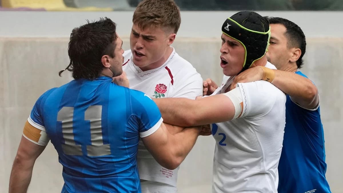 Argentina 24-31 England: Late TMO drama as 13-man England seal dramatic Nations Championship win