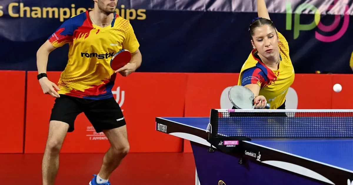 Argint pentru România, la Campionatele Europene de tenis de masă pentru juniori
