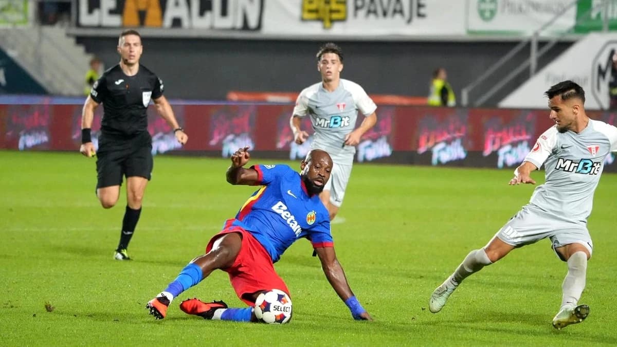 Arnold Garita, aproape inexistent în primul său meci ca titular la FCSB! Panduru a făcut gluma serii