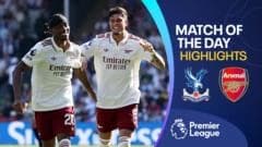 Arsenal beat Palace before lifting Premier League trophy