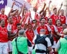 Arsenal celebrate Premier League in style with relaxed win at Crystal Palace