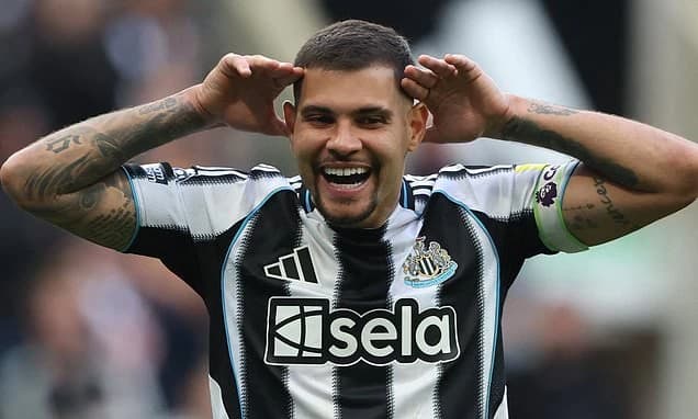 Arsenal reach £77m agreement in principle to sign Bruno Guimaraes from Newcastle - as Premier League