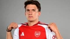 Arsenal sign Greece forward Tzolis for £34m