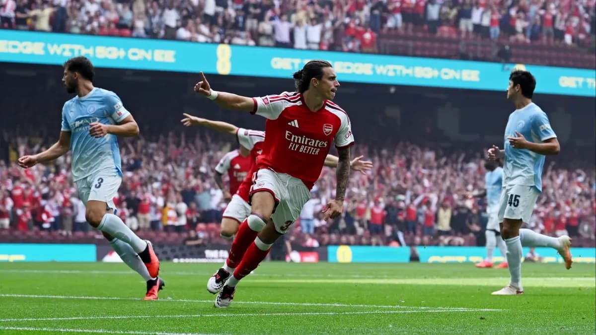 Arsenal vs. Man City live score, result, highlights from 2026 Community Shield as Havertz doubles Gu