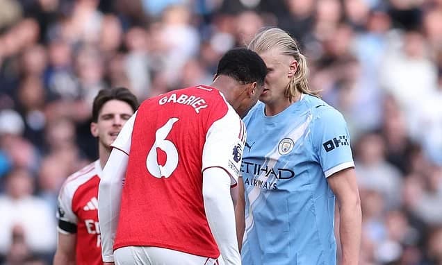 Arsenal's lucky escape: Premier League panel admits Gabriel SHOULD have been sent off for headbuttin