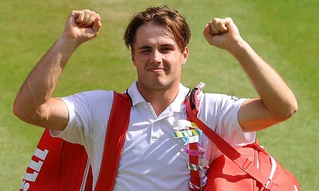 Arthur Fery's fairytale Wimbledon run finally comes to an end - as British wildcard is thumped in st