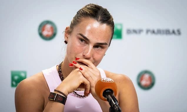 Aryna Sabalenka leads top tennis stars in French Open media protest after world No 1 threatened to B