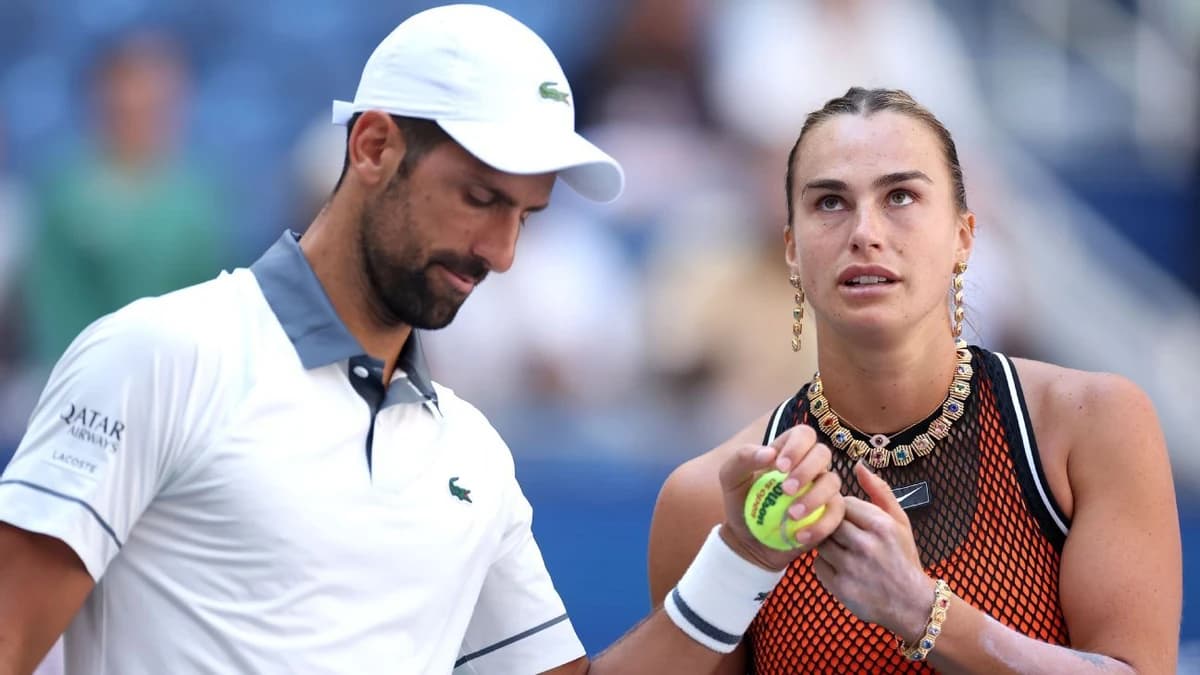 Aryna Sabalenka, Novak Djokovic fall in US Open mixed doubles