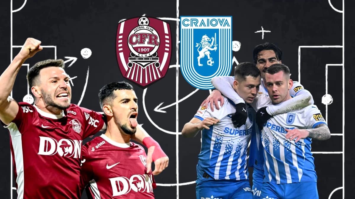 Asta e cheia marelui derby CFR – U. Craiova. Cifrele nu mint: cum pot ardelenii să obțină o victorie
