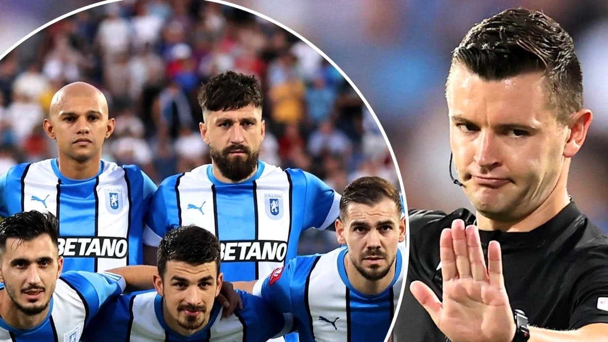 Atenție, Craiova! Arbitrul care l-a eliminat pe Papp la vestiare în duelul cu Beer Sheva arbitrează