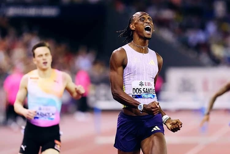 ATHLETICS: Brazil’s dos Santos says “no words to explain” 400 m hurdles world-record run in Zurich;