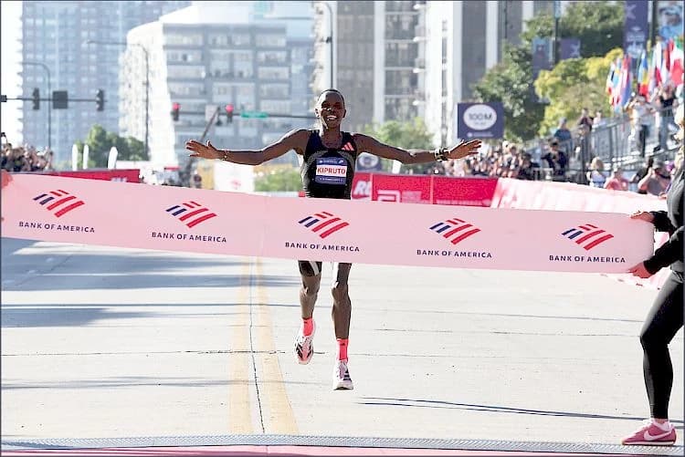 ATHLETICS: Kenya’s Kipruto (2:01:09) and Ethiopia’s Feysa (2:13:33) run away with fast Chicago Marat