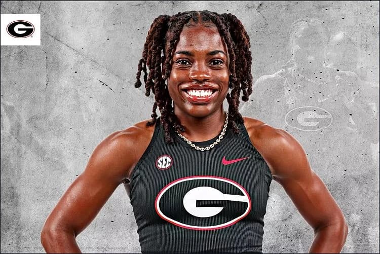 ATHLETICS: Walker beats Hodge in women’s 100, then collegiate records for Hodge (200), Oakley (400),