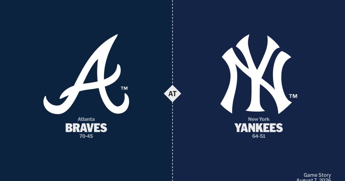 Atlanta Braves at New York Yankees Game Story, Scores/Highlights - 08/07/2026