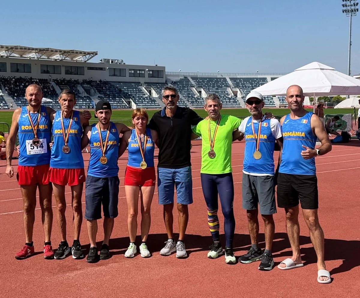 Atleții gălățeni de la CSM Dunărea Galați au obținut 19 medalii pentru România la Balcaniada Masters