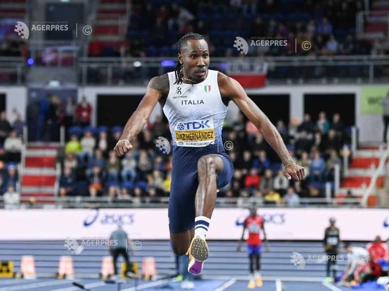 Atletism: Italianul Diaz Hernandez, aur la triplu salt și al patrulea performer din istorie la Europ