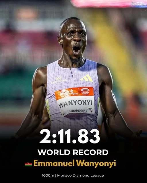 Atletism: Kenyanul Emmanuel Wanyonyi a doborât recordul mondial la proba de 1.000 m. Vechiul record