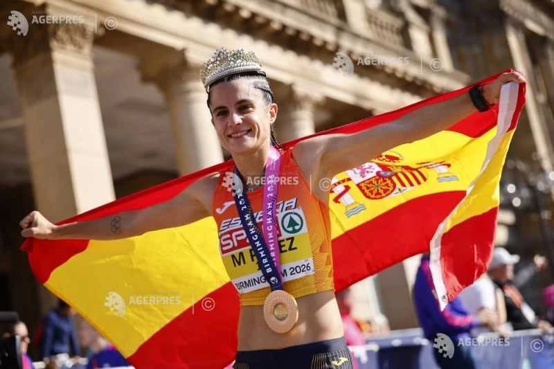 Atletism: Spaniolii Maria Perez și Paul McGrath, campioni europeni la semimaraton marș la Birmingham