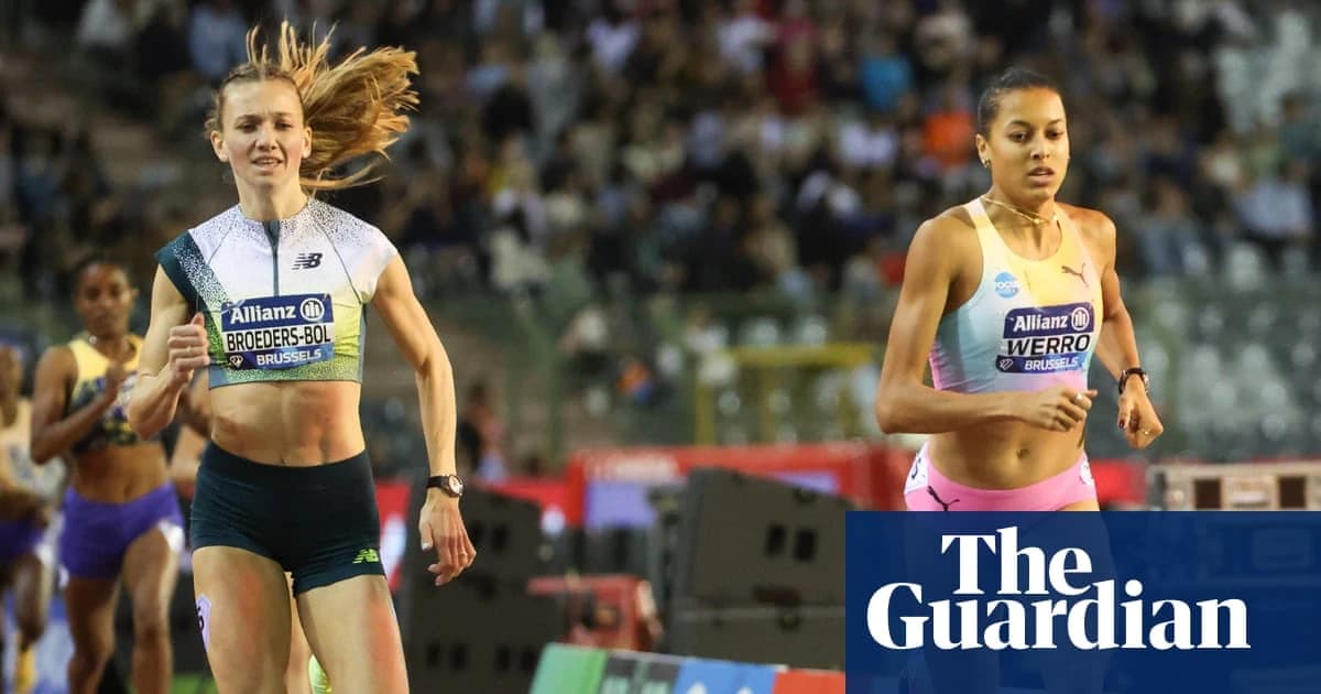 Audrey Werro fends off Femke Broeders-Bol’s charge in Diamond League final 800m