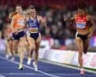Audrey Werro holds off Britain’s Keely Hodgkinson to win European 800m gold