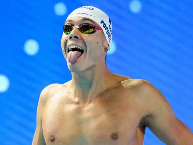 AUR pentru David Popovici și în finala de 200 metri liber la Settecolli! A treia medalie la Roma și
