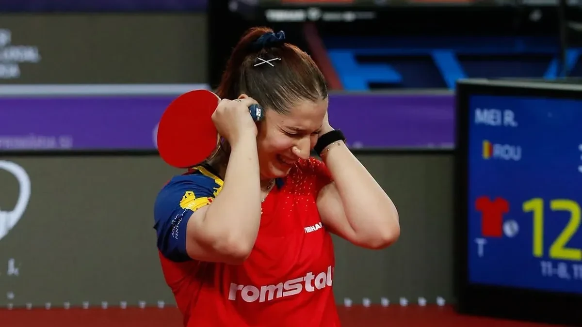Aur pentru România la Europenele de tenis de masă U21! Bianca Mei-Roșu, campioană la simplu feminin