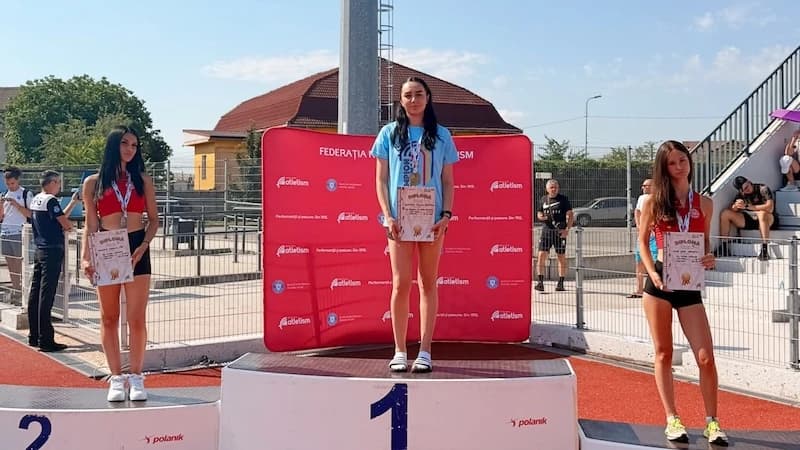 Aur și record personal pentru Selena Robaniuc la Campionatele Naționale U20 de atletism