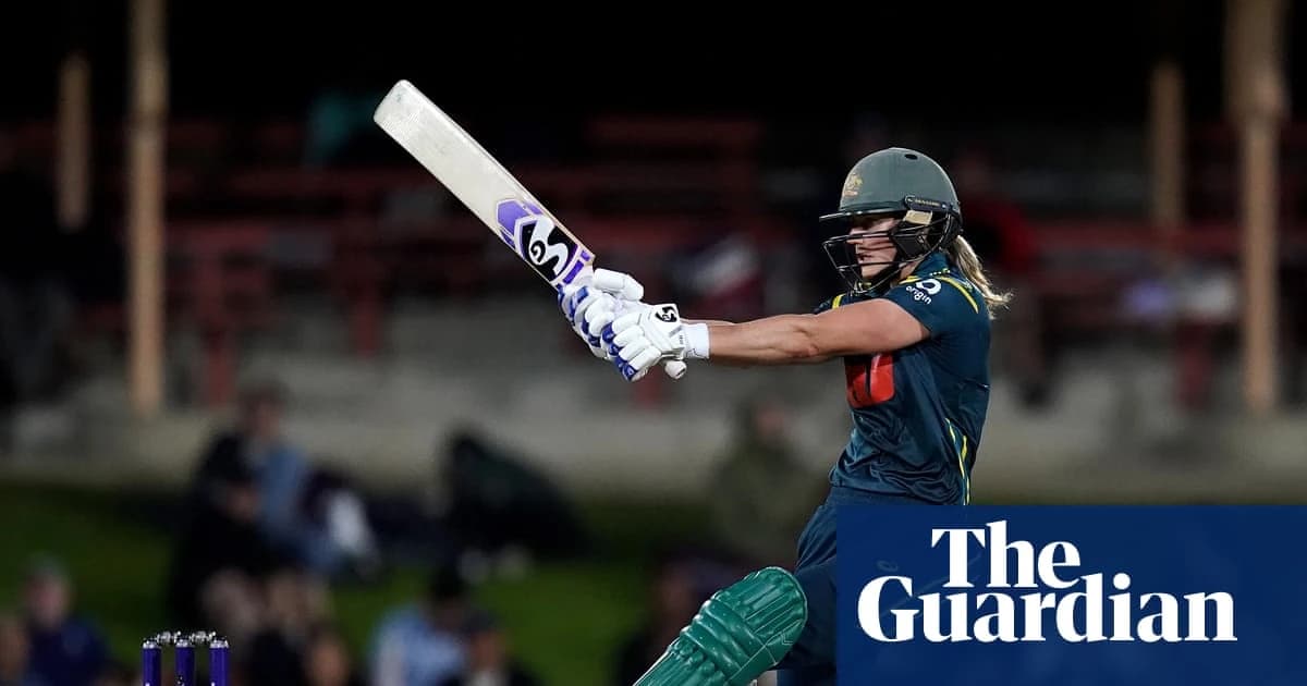 Australia squeeze past New Zealand after mid-order collapse in opening women’s T20