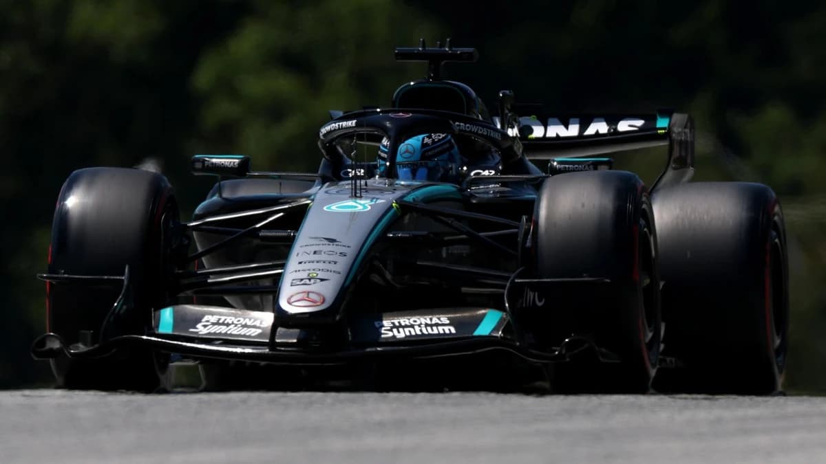 Austrian GP: George Russell tops Practice Three from Kimi Antonelli and Lewis Hamilton to set up thr