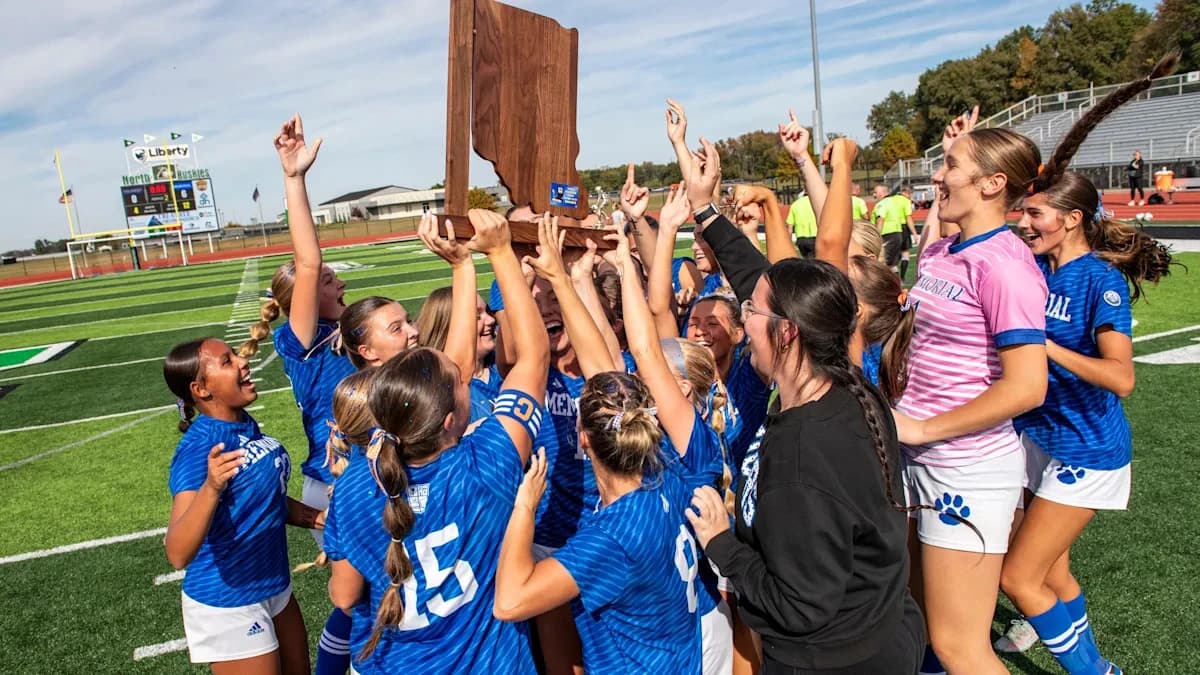 Avery Slade leads Evansville Memorial to state over Tri-West despite ankle injury