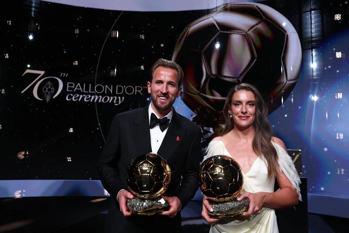 Ballon d’Or results in full as Harry Kane beats Lamine Yamal and Kylian Mbappe to men’s prize