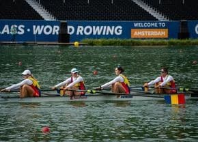 Barca feminină de 4 rame a României, calificată fără emoții în semifinale la Campionatele Mondiale d