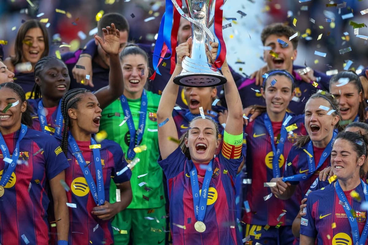 Barcelona a câștigat Liga Campionilor la fotbal feminin! Demonstrație de forță în finala cu Lyon