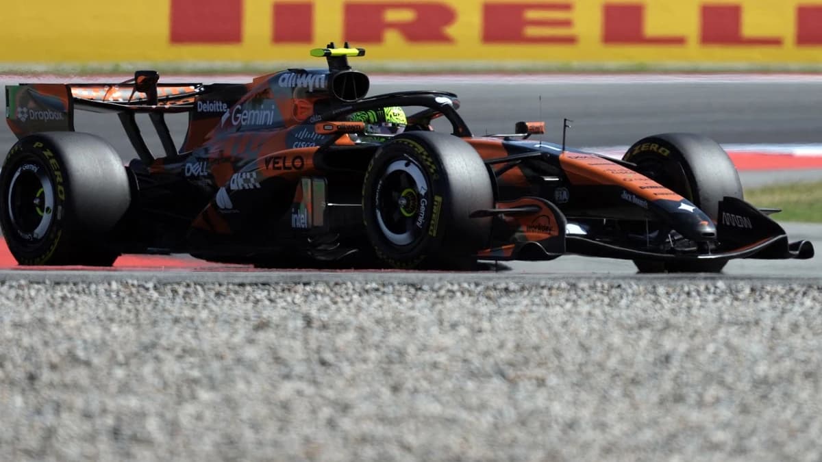 Barcelona-Catalunya GP: Lando Norris fastest from George Russell as McLaren outpace Mercedes in seco