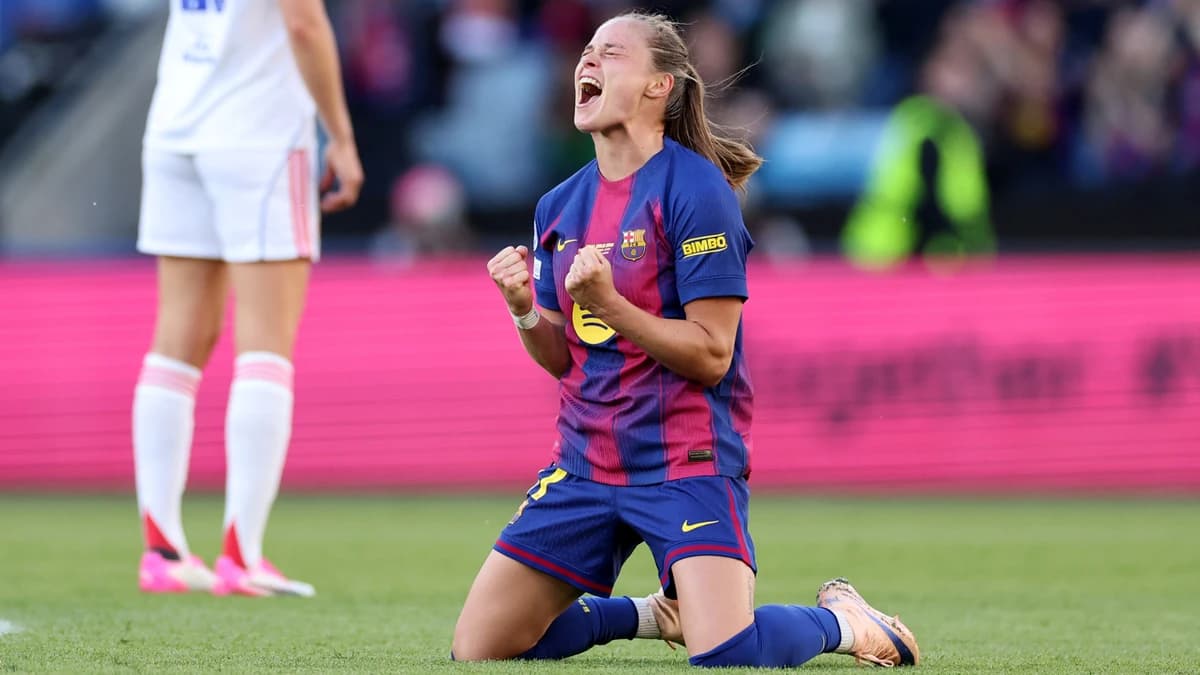 Barcelona defeat OL Lyonnes to capture Women's Champions League title with second-half surge