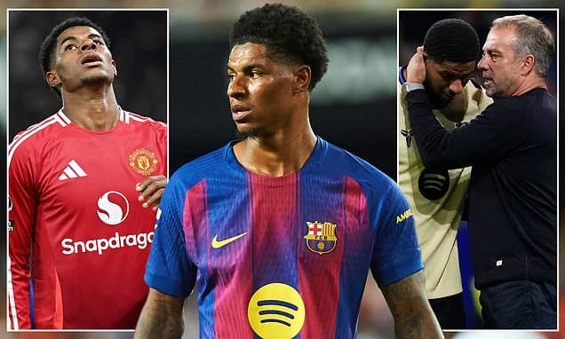 Barcelona END their interest in Marcus Rashford and send him back to Man United after refusing to pa