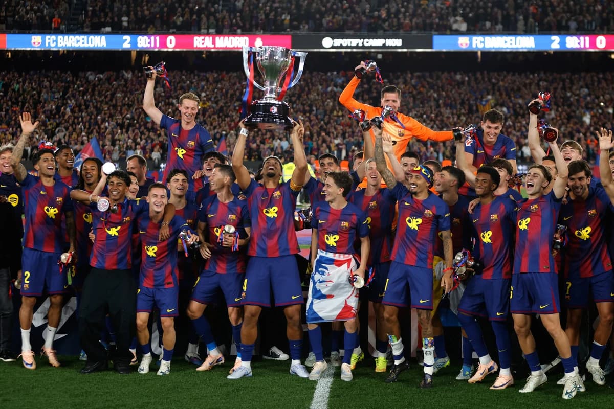 Barcelona este campioana Spaniei! Fiesta pe Camp Nou, după 2-0 cu Real Madrid
