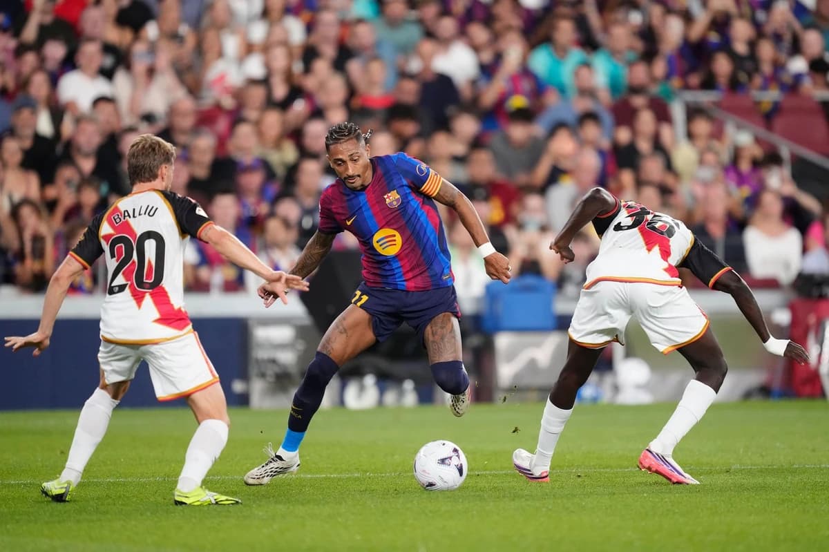 Barcelona - Rayo 5-2. Raphinha și Lamine Yamal au reușit câte o ”dublă! Andrei Rațiu, rezervă neutil