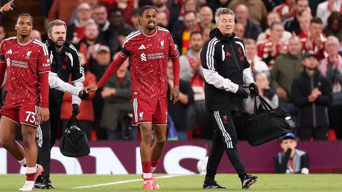 Barcola limps out of Liverpool home debut