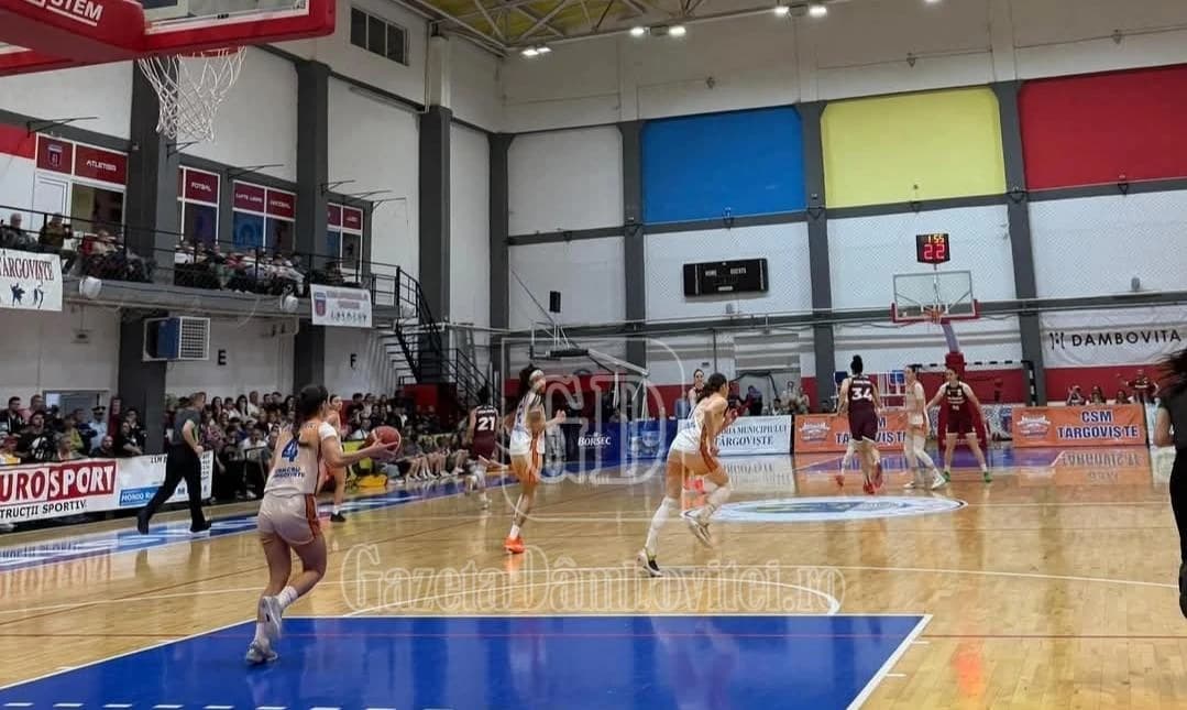 BASCHET FEMININ: CSM Târgoviște pierde meciul 3 al finalei și se focusează pe testul de mâine