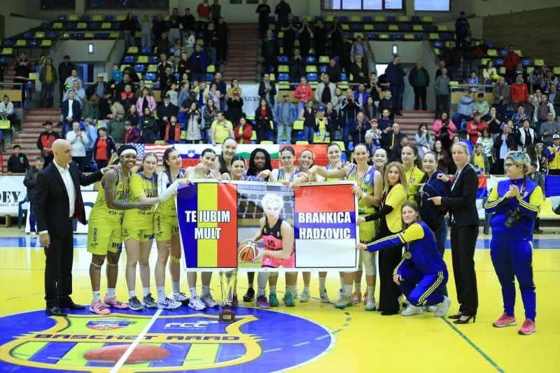 Baschet feminin: FCC Baschet UAV Arad a obținut medaliile de bronz în Liga Națională