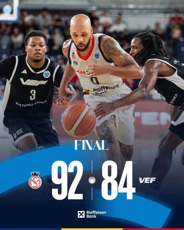 Baschet masculin: CSM CSU Oradea a obținut a doua sa victorie din grupă în FIBA Europe Cup