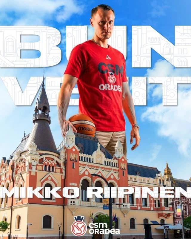 Baschet masculin: Mikko Riipinen, noul antrenor al vicecampioanei CSM Oradea