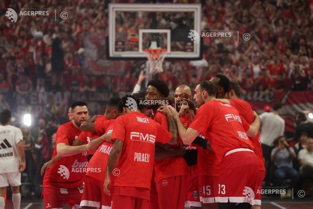 Baschet masculin: Olympiakos Pireu, noua regină a Europei după o așteptare de 13 ani