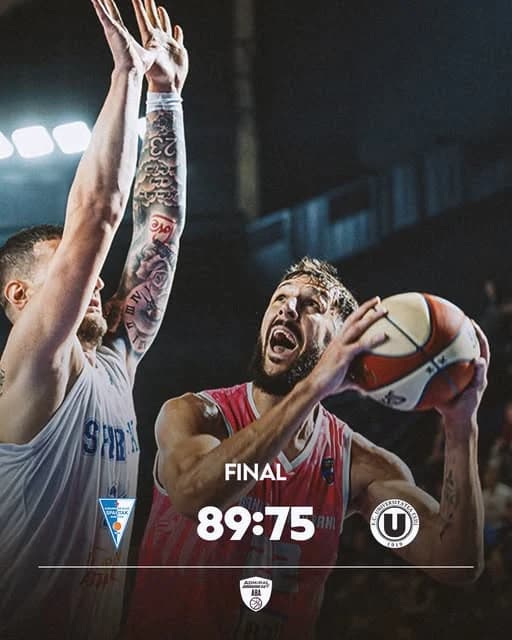 Baschet masculin: U-BT Cluj-Napoca a pierdut fără drept de apel în ABA League