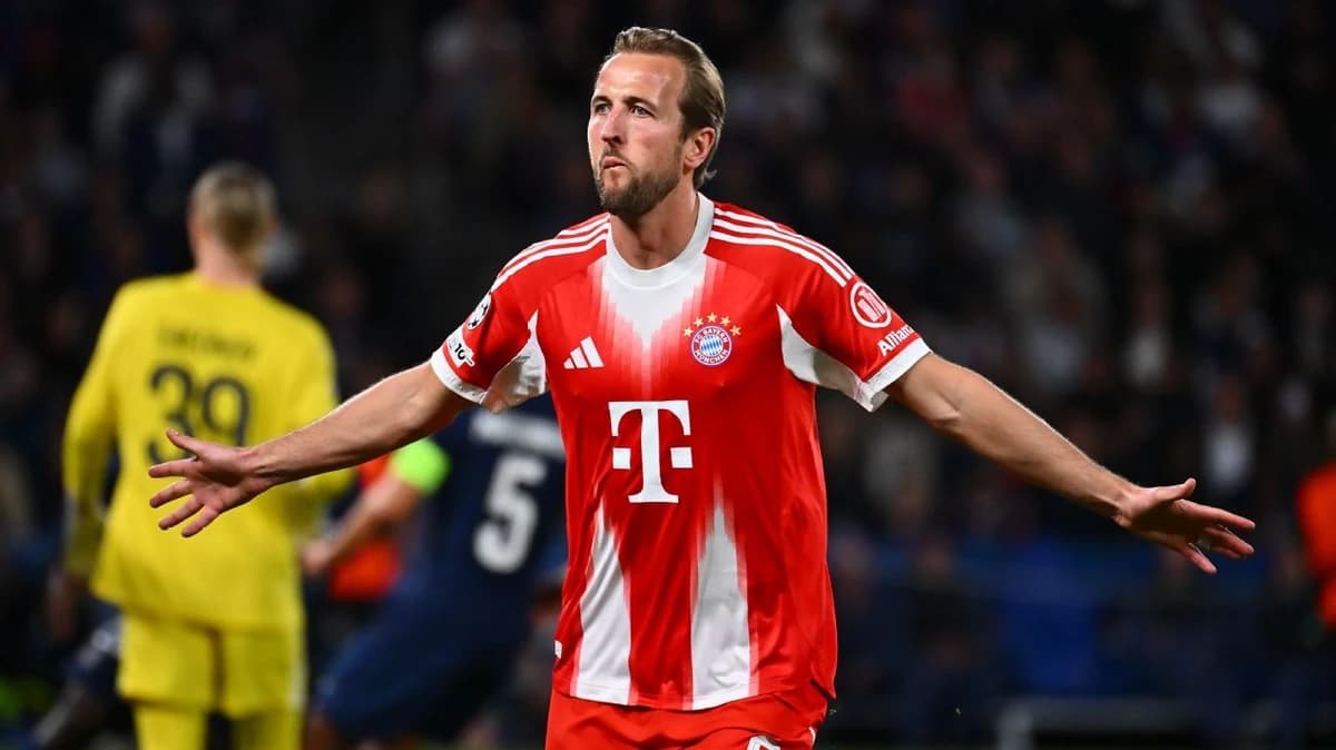Bayern's Kane breaks English record in PSG thrille...
