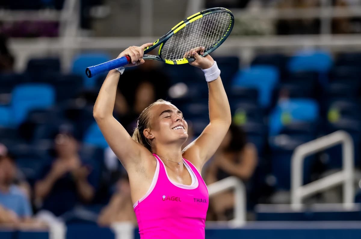 Bejlek stuns No. 1 Sabalenka in Cincinnati to reach first WTA 1000 quarterfinal