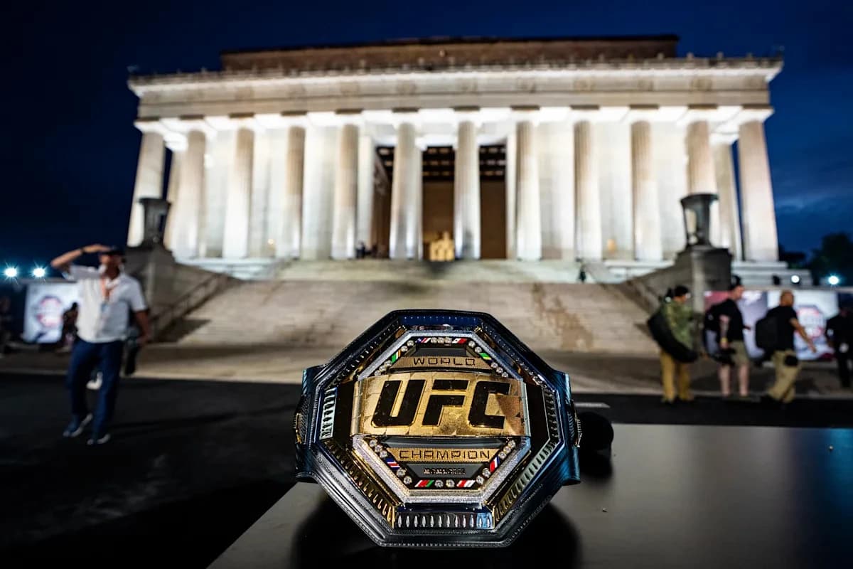 Beneath Lincoln's gaze, UFC Freedom 250 became impossible to ignore